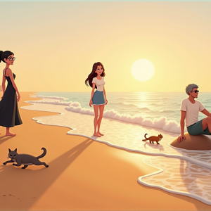 24 Pas dans le sable